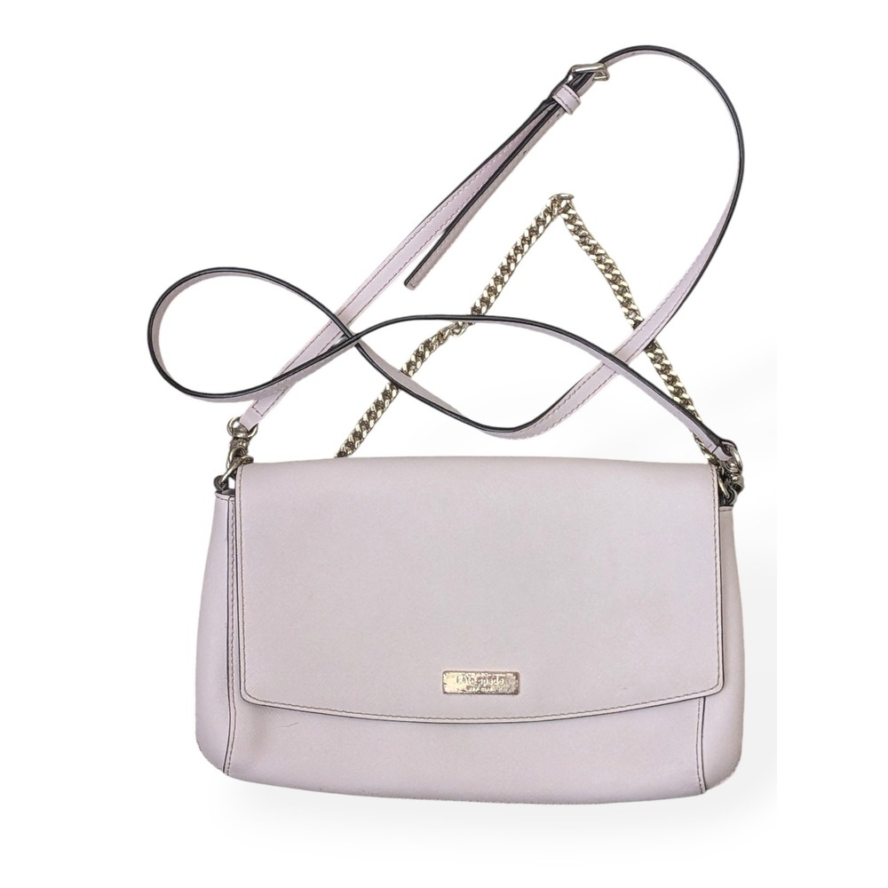 Kate Spade Saffiano Leather Crossbody Bag Mauve Rose Laurel Way Greer